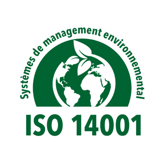 Image du logo de l'ISO 14001, Systemes de Management Environnemental pour Chakras Tonics. à propos de nos missions.