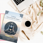 Image du produit digital « Cahier d’exercices et méditation pour harmoniser les chakras » incluant un fichier PDF interactif et un MP3 de méditation guidée, conçu pour équilibrer les 7 chakras et favoriser le bien-être spirituel.
