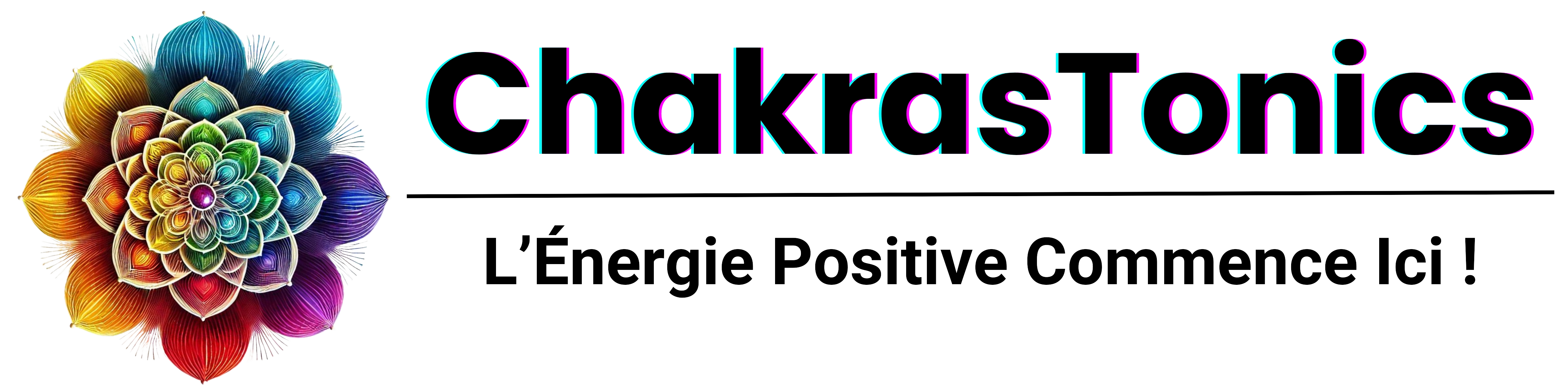 Logo accueil du site bien-être ChakrasTonics.fr. L'Énergie positive commence ici !