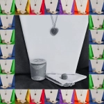 Kit Chic Tonic avec bougie, collier, pendentif cœur en pierre. Kit rituel énergétique chakra, affirmations et rituel mantra du matin.