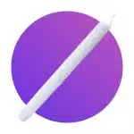 Bougie blanche en stéarine, idéale pour les rituels de purification et d’alignement des chakras.