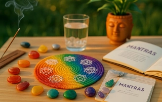 Personne qui médite avec les chakras pour sa pratique spirituelle.